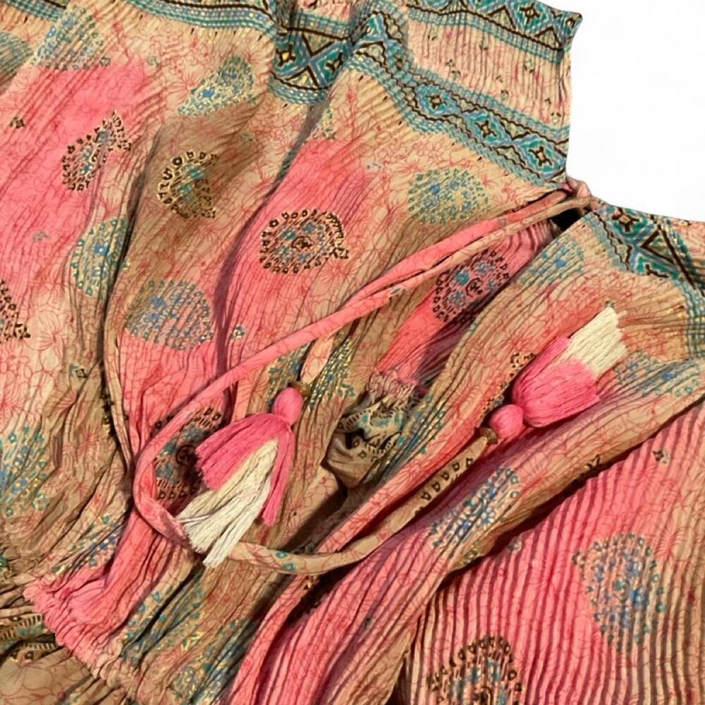 Anisa spain boho tiered kaftan - Picture 4 of 7